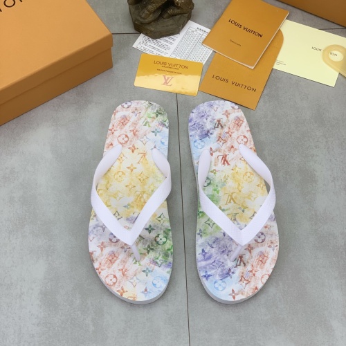 Cheap Louis Vuitton Slippers For Men #1197373 Replica Wholesale [$45.00 USD] [ITEM#1197373] on Replica Louis Vuitton Slippers