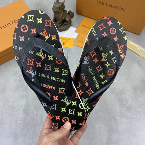 Cheap Louis Vuitton Slippers For Men #1197377 Replica Wholesale [$45.00 USD] [ITEM#1197377] on Replica Louis Vuitton Slippers