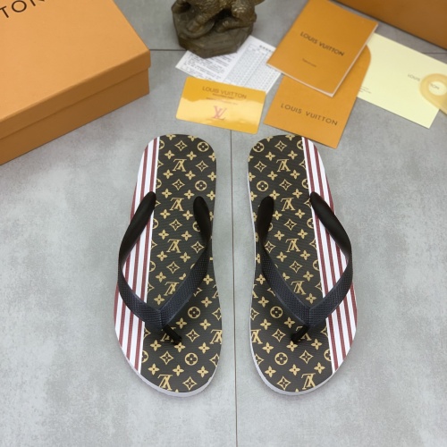 Cheap Louis Vuitton Slippers For Men #1197381 Replica Wholesale [$45.00 USD] [ITEM#1197381] on Replica Louis Vuitton Slippers