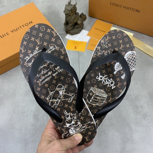 Cheap Louis Vuitton Slippers For Women #1197384 Replica Wholesale [$45.00 USD] [ITEM#1197384] on Replica Louis Vuitton Slippers