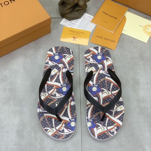 Cheap Louis Vuitton Slippers For Men #1197385 Replica Wholesale [$45.00 USD] [ITEM#1197385] on Replica Louis Vuitton Slippers