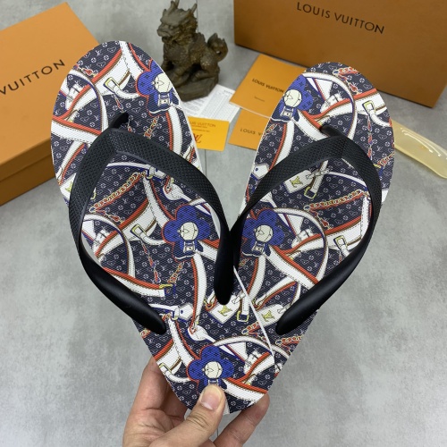 Cheap Louis Vuitton Slippers For Men #1197385 Replica Wholesale [$45.00 USD] [ITEM#1197385] on Replica Louis Vuitton Slippers