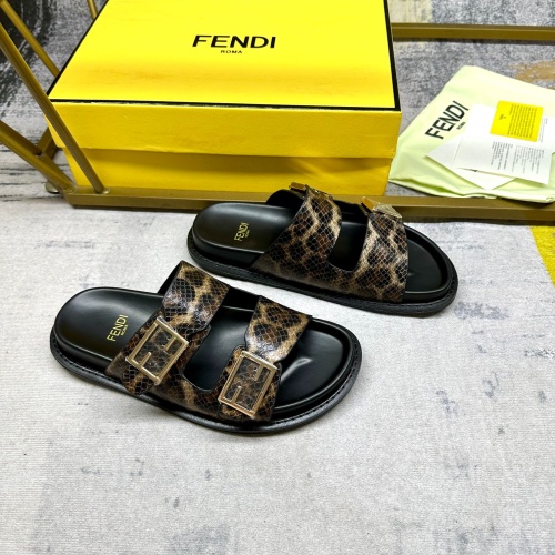 Cheap Fendi Slippers For Men #1197610 Replica Wholesale [$82.00 USD] [ITEM#1197610] on Replica Fendi Slippers