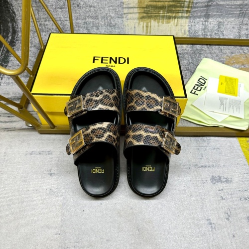 Cheap Fendi Slippers For Men #1197610 Replica Wholesale [$82.00 USD] [ITEM#1197610] on Replica Fendi Slippers