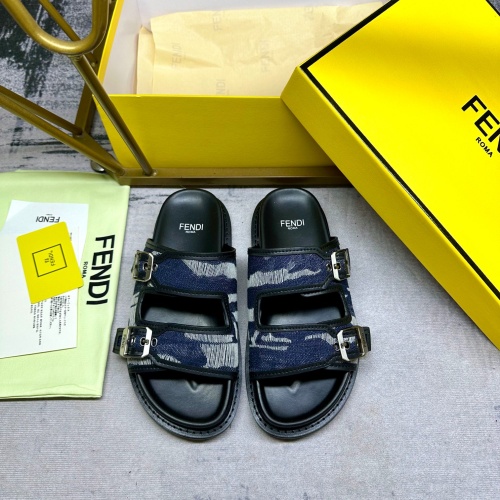 Cheap Fendi Slippers For Women #1197619 Replica Wholesale [$82.00 USD] [ITEM#1197619] on Replica Fendi Slippers