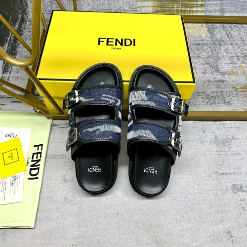 Cheap Fendi Slippers For Women #1197619 Replica Wholesale [$82.00 USD] [ITEM#1197619] on Replica Fendi Slippers