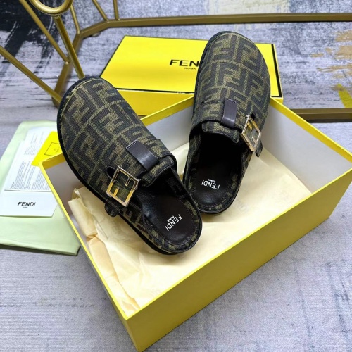 Cheap Fendi Slippers For Women #1197623 Replica Wholesale [$92.00 USD] [ITEM#1197623] on Replica Fendi Slippers