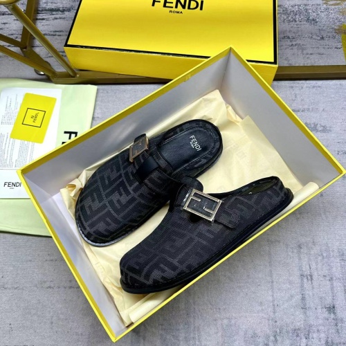 Cheap Fendi Slippers For Women #1197625 Replica Wholesale [$92.00 USD] [ITEM#1197625] on Replica Fendi Slippers