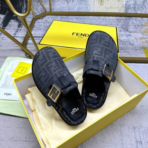 Cheap Fendi Slippers For Women #1197625 Replica Wholesale [$92.00 USD] [ITEM#1197625] on Replica Fendi Slippers