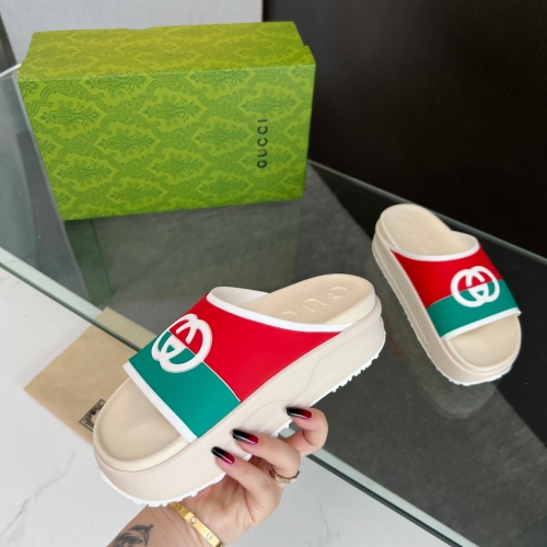 Cheap Gucci Slippers For Women #1197675 Replica Wholesale [$60.00 USD] [ITEM#1197675] on Replica Gucci Slippers