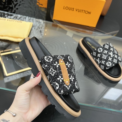 Cheap Louis Vuitton Slippers For Women #1197679 Replica Wholesale [$72.00 USD] [ITEM#1197679] on Replica Louis Vuitton Slippers