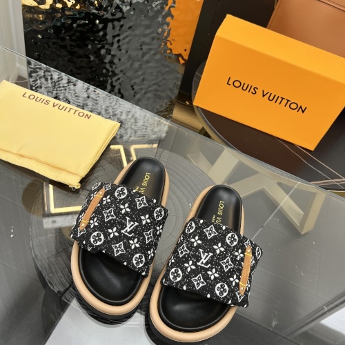 Cheap Louis Vuitton Slippers For Women #1197679 Replica Wholesale [$72.00 USD] [ITEM#1197679] on Replica Louis Vuitton Slippers