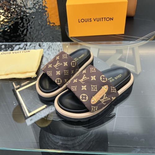 Cheap Louis Vuitton Slippers For Women #1197680 Replica Wholesale [$72.00 USD] [ITEM#1197680] on Replica Louis Vuitton Slippers