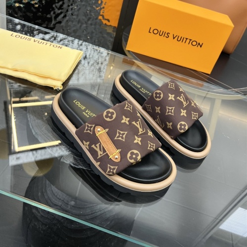 Cheap Louis Vuitton Slippers For Women #1197680 Replica Wholesale [$72.00 USD] [ITEM#1197680] on Replica Louis Vuitton Slippers