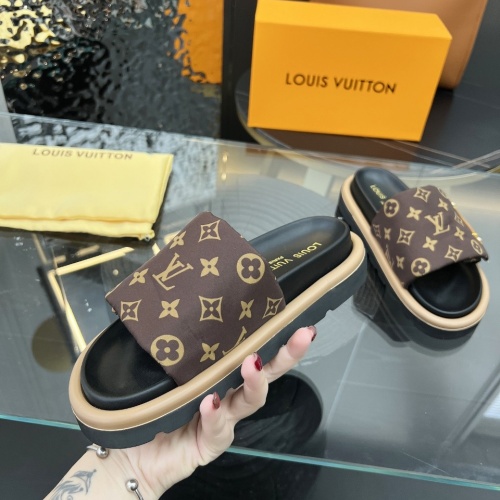 Cheap Louis Vuitton Slippers For Women #1197680 Replica Wholesale [$72.00 USD] [ITEM#1197680] on Replica Louis Vuitton Slippers