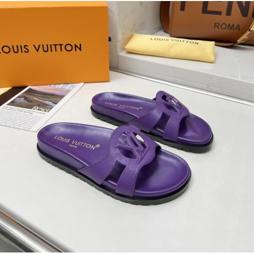 Cheap Louis Vuitton Slippers For Women #1197708 Replica Wholesale [$76.00 USD] [ITEM#1197708] on Replica Louis Vuitton Slippers