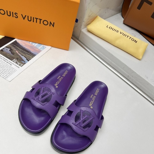 Cheap Louis Vuitton Slippers For Women #1197708 Replica Wholesale [$76.00 USD] [ITEM#1197708] on Replica Louis Vuitton Slippers