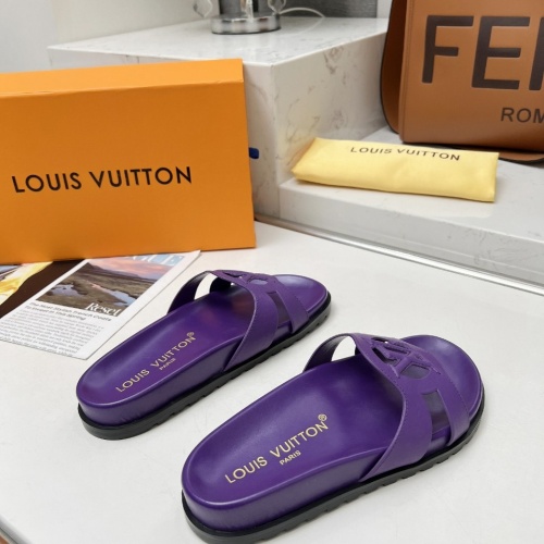 Cheap Louis Vuitton Slippers For Women #1197708 Replica Wholesale [$76.00 USD] [ITEM#1197708] on Replica Louis Vuitton Slippers