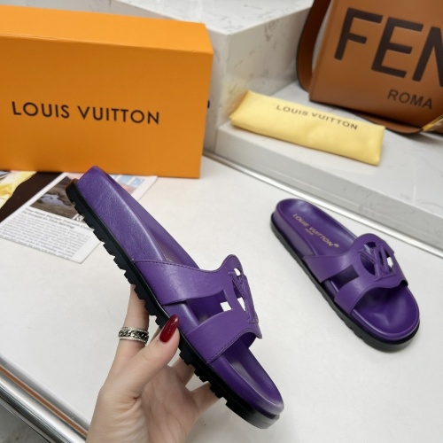 Cheap Louis Vuitton Slippers For Women #1197708 Replica Wholesale [$76.00 USD] [ITEM#1197708] on Replica Louis Vuitton Slippers