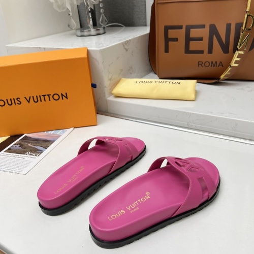 Cheap Louis Vuitton Slippers For Women #1197711 Replica Wholesale [$76.00 USD] [ITEM#1197711] on Replica Louis Vuitton Slippers