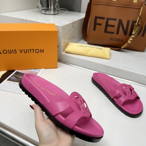 Cheap Louis Vuitton Slippers For Women #1197711 Replica Wholesale [$76.00 USD] [ITEM#1197711] on Replica Louis Vuitton Slippers