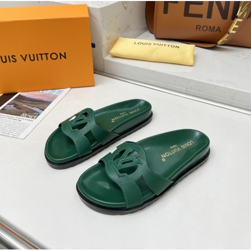 Cheap Louis Vuitton Slippers For Women #1197713 Replica Wholesale [$76.00 USD] [ITEM#1197713] on Replica Louis Vuitton Slippers