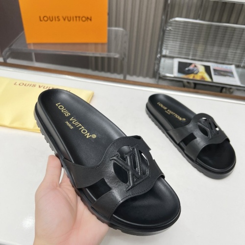 Cheap Louis Vuitton Slippers For Women #1197714 Replica Wholesale [$76.00 USD] [ITEM#1197714] on Replica Louis Vuitton Slippers