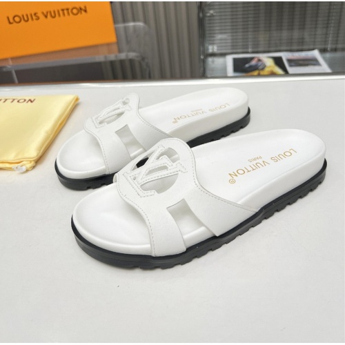 Cheap Louis Vuitton Slippers For Women #1197715 Replica Wholesale [$76.00 USD] [ITEM#1197715] on Replica Louis Vuitton Slippers