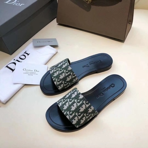 Cheap Christian Dior Slippers For Women #1197740 Replica Wholesale [$56.00 USD] [ITEM#1197740] on Replica Christian Dior Slippers