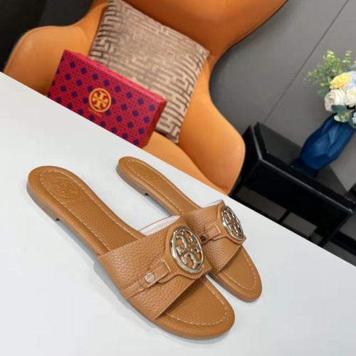 Cheap Tory Burch TB Slippers For Women #1197760 Replica Wholesale [$48.00 USD] [ITEM#1197760] on Replica Tory Burch TB Slippers