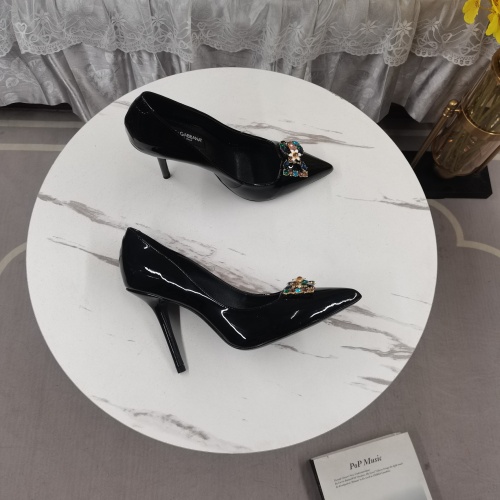 Cheap Dolce &amp; Gabbana D&amp;G High-Heeled Shoes For Women #1197798 Replica Wholesale [$128.00 USD] [ITEM#1197798] on Replica Dolce &amp; Gabbana D&amp;G High-Heeled Shoes