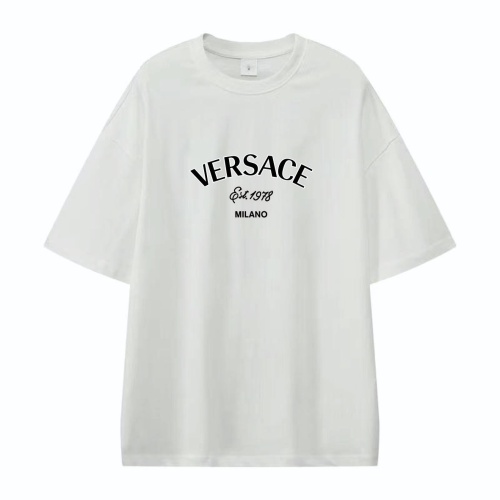 Cheap Versace T-Shirts Short Sleeved For Unisex #1197830 Replica Wholesale [$25.00 USD] [ITEM#1197830] on Replica Versace T-Shirts