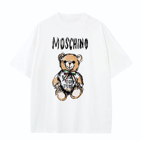 Cheap Moschino T-Shirts Short Sleeved For Unisex #1197860 Replica Wholesale [$25.00 USD] [ITEM#1197860] on Replica Moschino T-Shirts