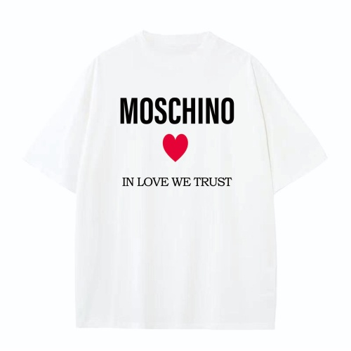 Cheap Moschino T-Shirts Short Sleeved For Unisex #1197868 Replica Wholesale [$25.00 USD] [ITEM#1197868] on Replica Moschino T-Shirts