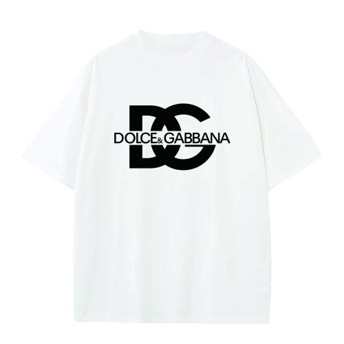 Cheap Dolce &amp; Gabbana D&amp;G T-Shirts Short Sleeved For Unisex #1197878 Replica Wholesale [$25.00 USD] [ITEM#1197878] on Replica Dolce &amp; Gabbana D&amp;G T-Shirts