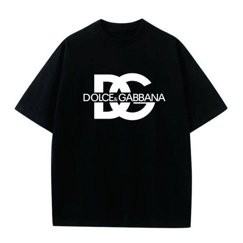 Cheap Dolce &amp; Gabbana D&amp;G T-Shirts Short Sleeved For Unisex #1197879 Replica Wholesale [$25.00 USD] [ITEM#1197879] on Replica Dolce &amp; Gabbana D&amp;G T-Shirts