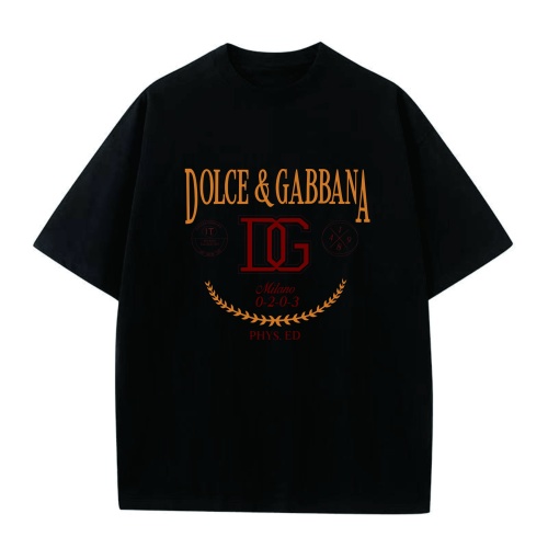 Cheap Dolce &amp; Gabbana D&amp;G T-Shirts Short Sleeved For Unisex #1197881 Replica Wholesale [$25.00 USD] [ITEM#1197881] on Replica Dolce &amp; Gabbana D&amp;G T-Shirts