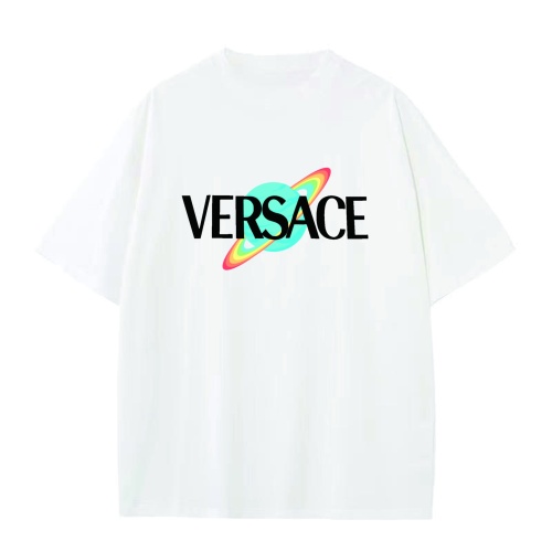 Cheap Versace T-Shirts Short Sleeved For Unisex #1197882 Replica Wholesale [$25.00 USD] [ITEM#1197882] on Replica Versace T-Shirts