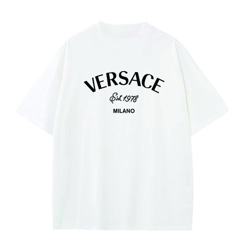 Cheap Versace T-Shirts Short Sleeved For Unisex #1197884 Replica Wholesale [$25.00 USD] [ITEM#1197884] on Replica Versace T-Shirts