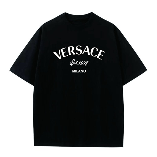 Cheap Versace T-Shirts Short Sleeved For Unisex #1197885 Replica Wholesale [$25.00 USD] [ITEM#1197885] on Replica Versace T-Shirts