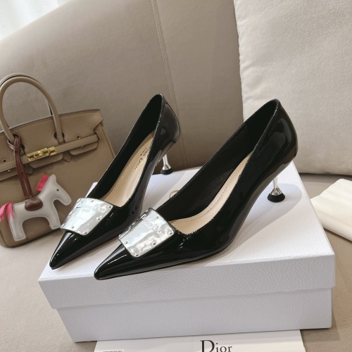 Cheap Christian Dior High-Heeled Shoes For Women #1197945 Replica Wholesale [$105.00 USD] [ITEM#1197945] on Replica Christian Dior High-Heeled Shoes