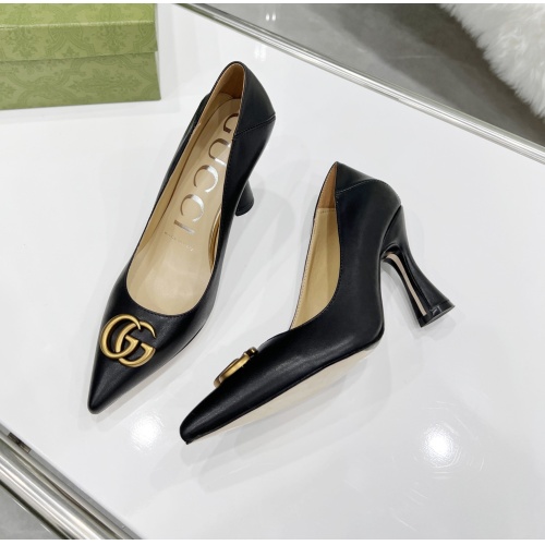 Cheap Gucci High-Heeled Shoes For Women #1197989 Replica Wholesale [$80.00 USD] [ITEM#1197989] on Replica Gucci High-Heeled Shoes