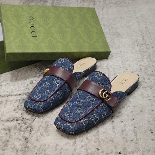 Cheap Gucci Slippers For Women #1197991 Replica Wholesale [$88.00 USD] [ITEM#1197991] on Replica Gucci Slippers