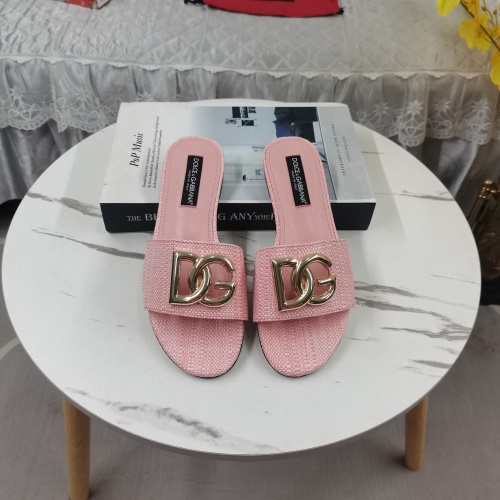 Cheap Dolce &amp; Gabbana D&amp;G Slippers For Women #1198070 Replica Wholesale [$115.00 USD] [ITEM#1198070] on Replica Dolce &amp; Gabbana D&amp;G Slippers