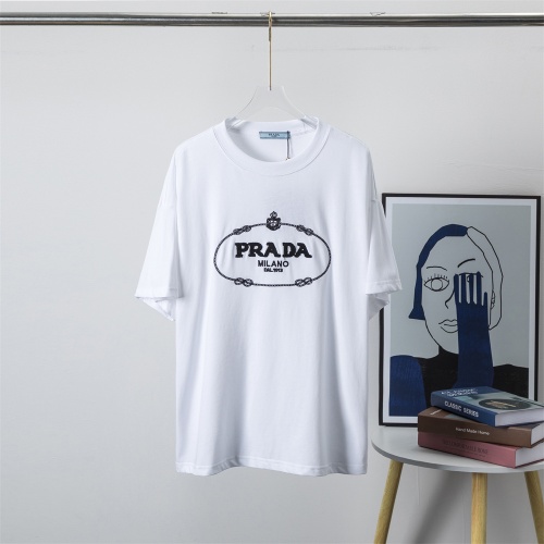 Cheap Prada T-Shirts Short Sleeved For Men #1198072 Replica Wholesale [$29.00 USD] [ITEM#1198072] on Replica Prada T-Shirts