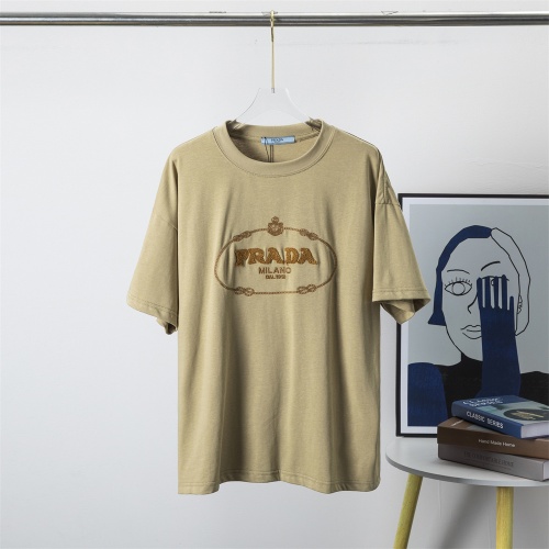 Cheap Prada T-Shirts Short Sleeved For Men #1198073 Replica Wholesale [$29.00 USD] [ITEM#1198073] on Replica Prada T-Shirts