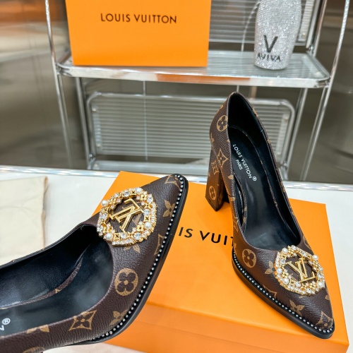 Cheap Louis Vuitton High-Heeled Shoes For Women #1198097 Replica Wholesale [$85.00 USD] [ITEM#1198097] on Replica Louis Vuitton High-Heeled Shoes