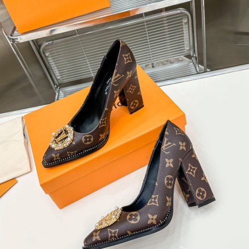 Cheap Louis Vuitton High-Heeled Shoes For Women #1198097 Replica Wholesale [$85.00 USD] [ITEM#1198097] on Replica Louis Vuitton High-Heeled Shoes