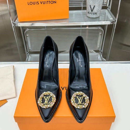 Cheap Louis Vuitton High-Heeled Shoes For Women #1198098 Replica Wholesale [$85.00 USD] [ITEM#1198098] on Replica Louis Vuitton High-Heeled Shoes