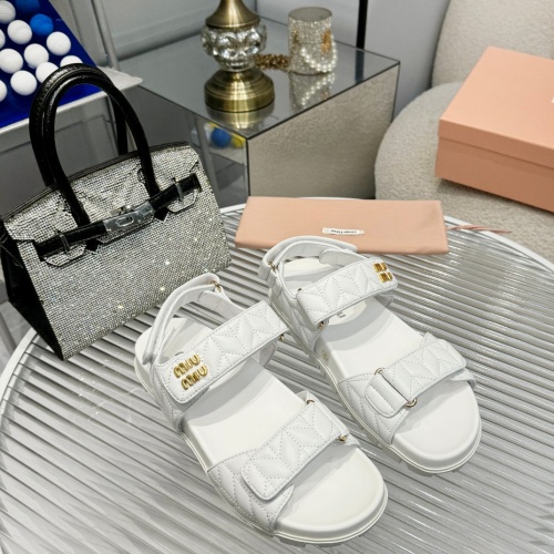 Cheap MIU MIU Sandal For Women #1198142 Replica Wholesale [$88.00 USD] [ITEM#1198142] on Replica MIU MIU Sandal